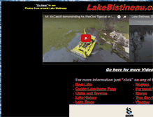 Tablet Screenshot of lakebistineau.com
